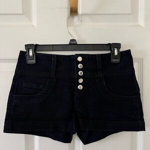 Guess Black High Waist Women's Shorts